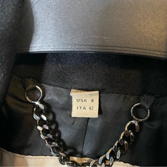 Burberry London Black Wool Cashmere Coat - Picture 7 of 10